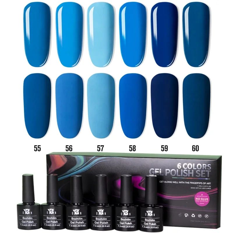 Couleur: 6pcs Color Gel55-60