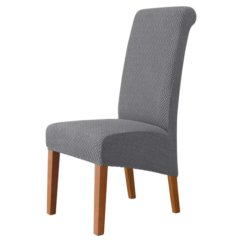 Copertura della sedia da 1 pezzi grigio scuro
