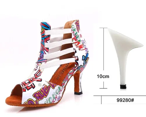 White heel 10cm