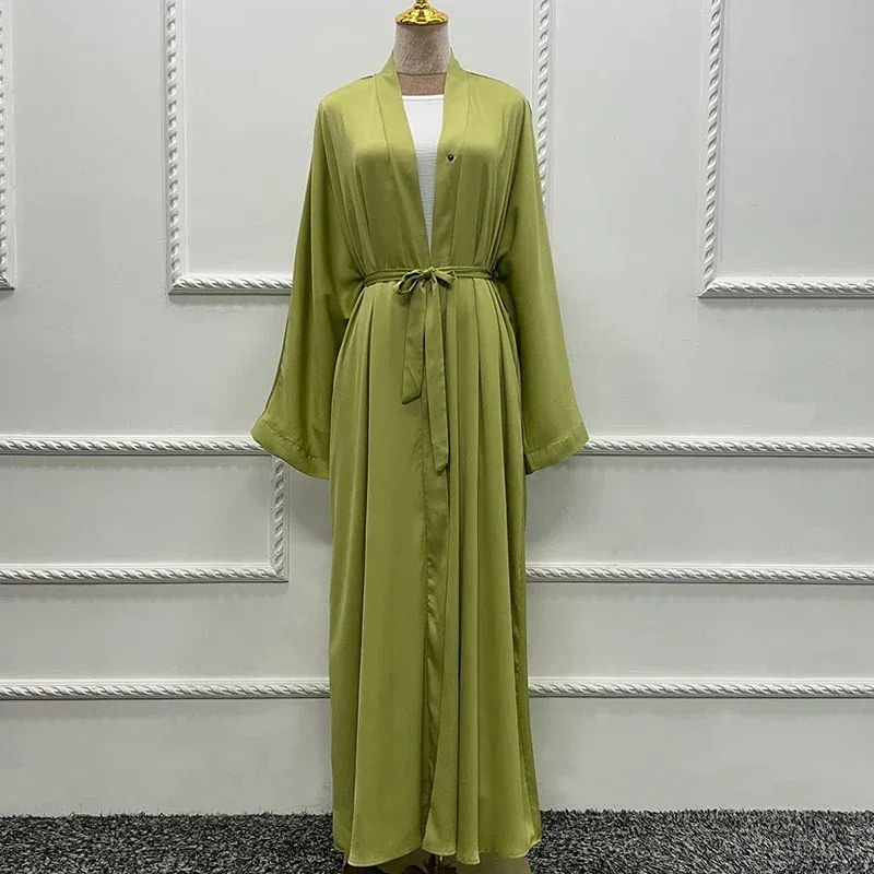 XXL LIME Open Abaya