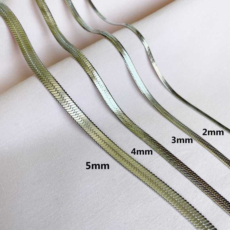 Silver 2mm Wide And 45cm Long