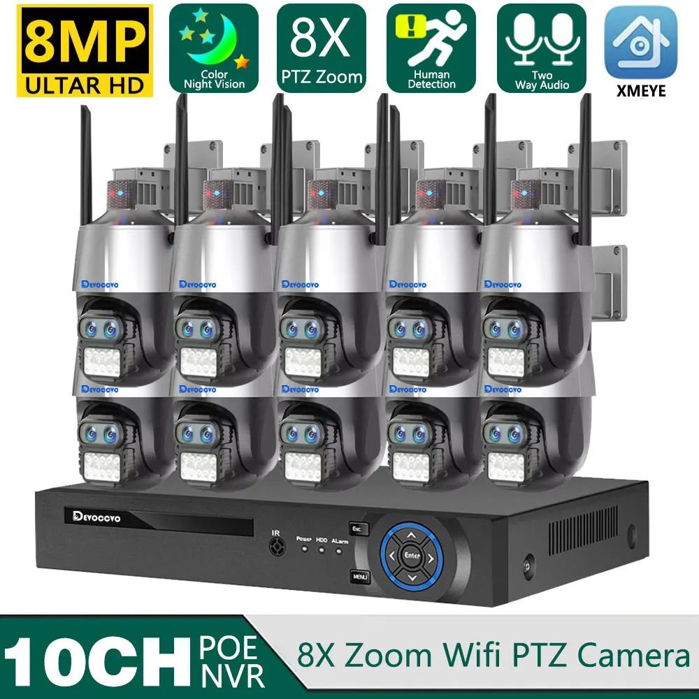 8T-EU Plug-10ch NVR 10Camera