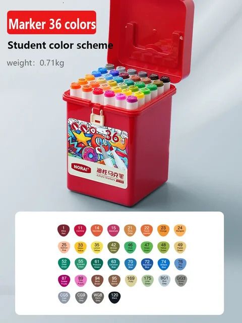 7528b Box-36 Colors
