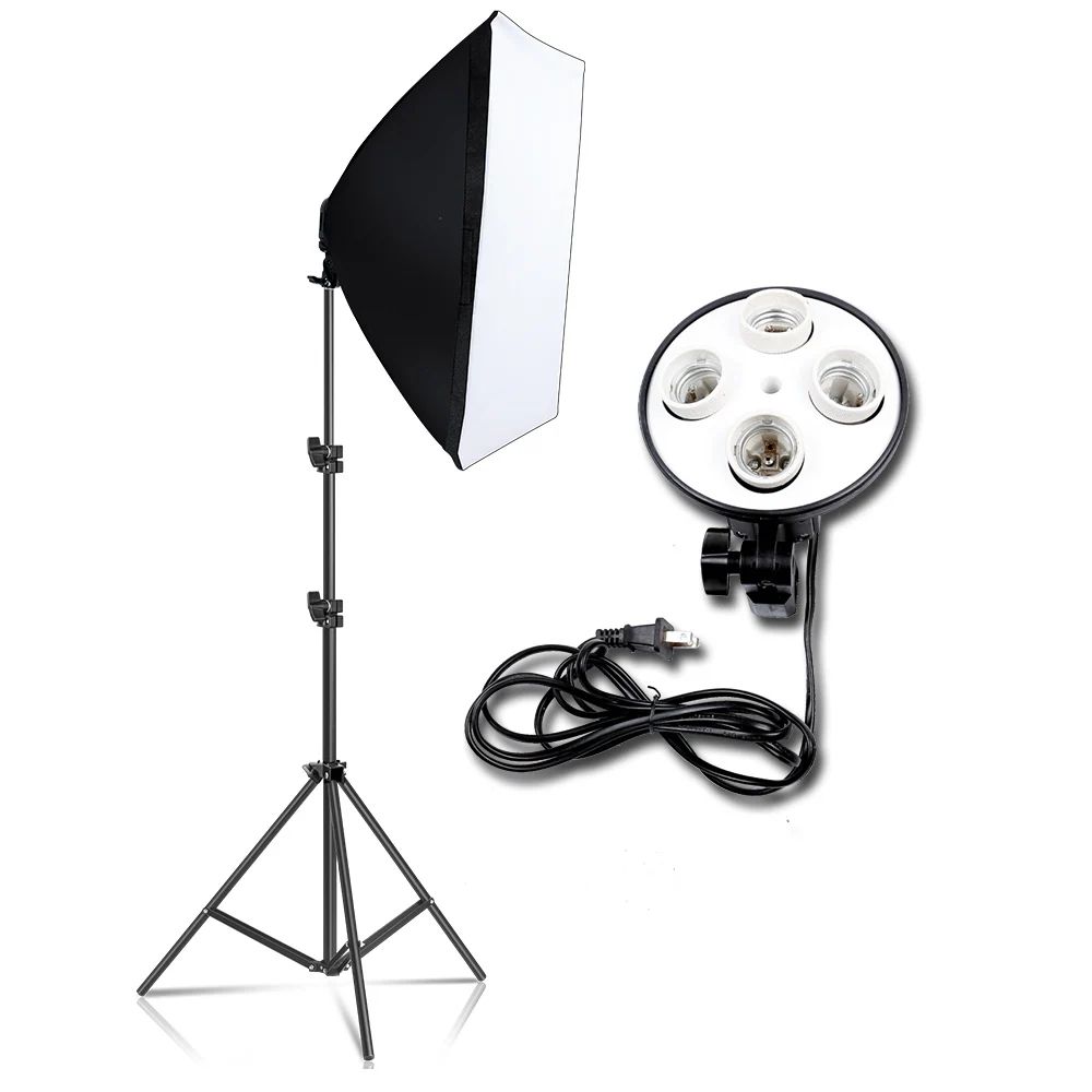 Slechts 1 softbox -kit