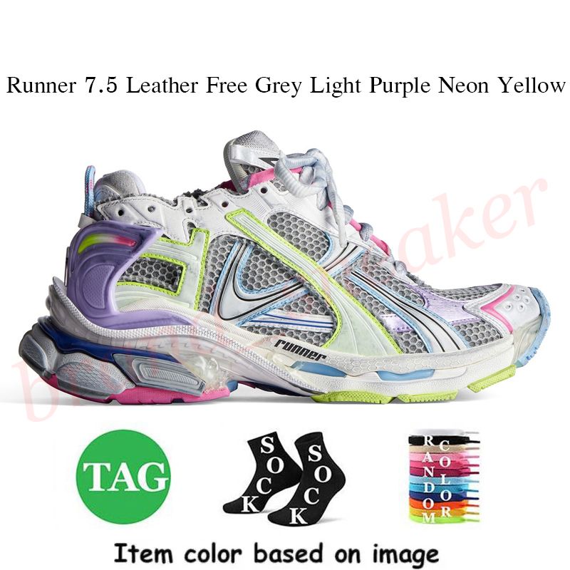 B5 35-46 Runner 7.5 Leather Free Grey Li