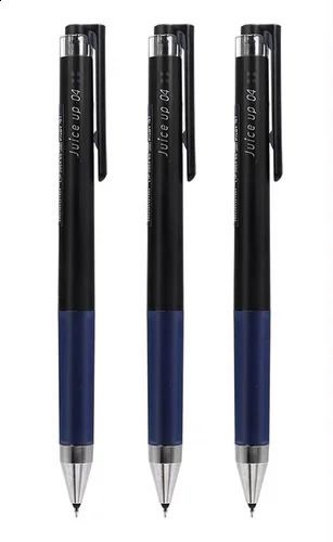 3 stylos bleu foncé-0.4mm