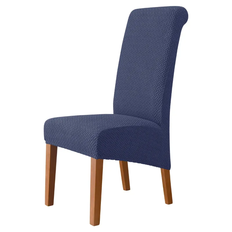 네이비 블루 1pcs 의자 덮개