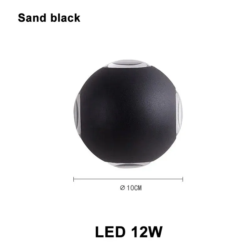 Lumière chaude CHINE noire 12W