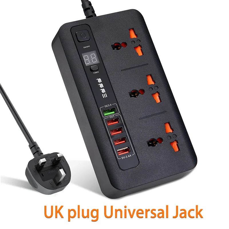 BKL04 UK Plug Black