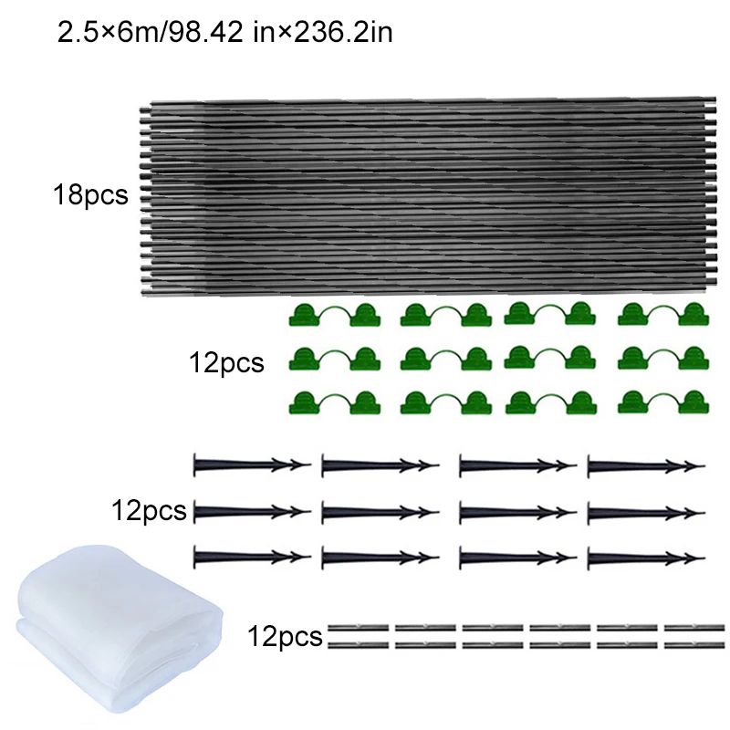 Цвет: 18pcs 6m с сетью