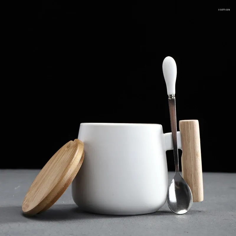 White With Spoon Lid
