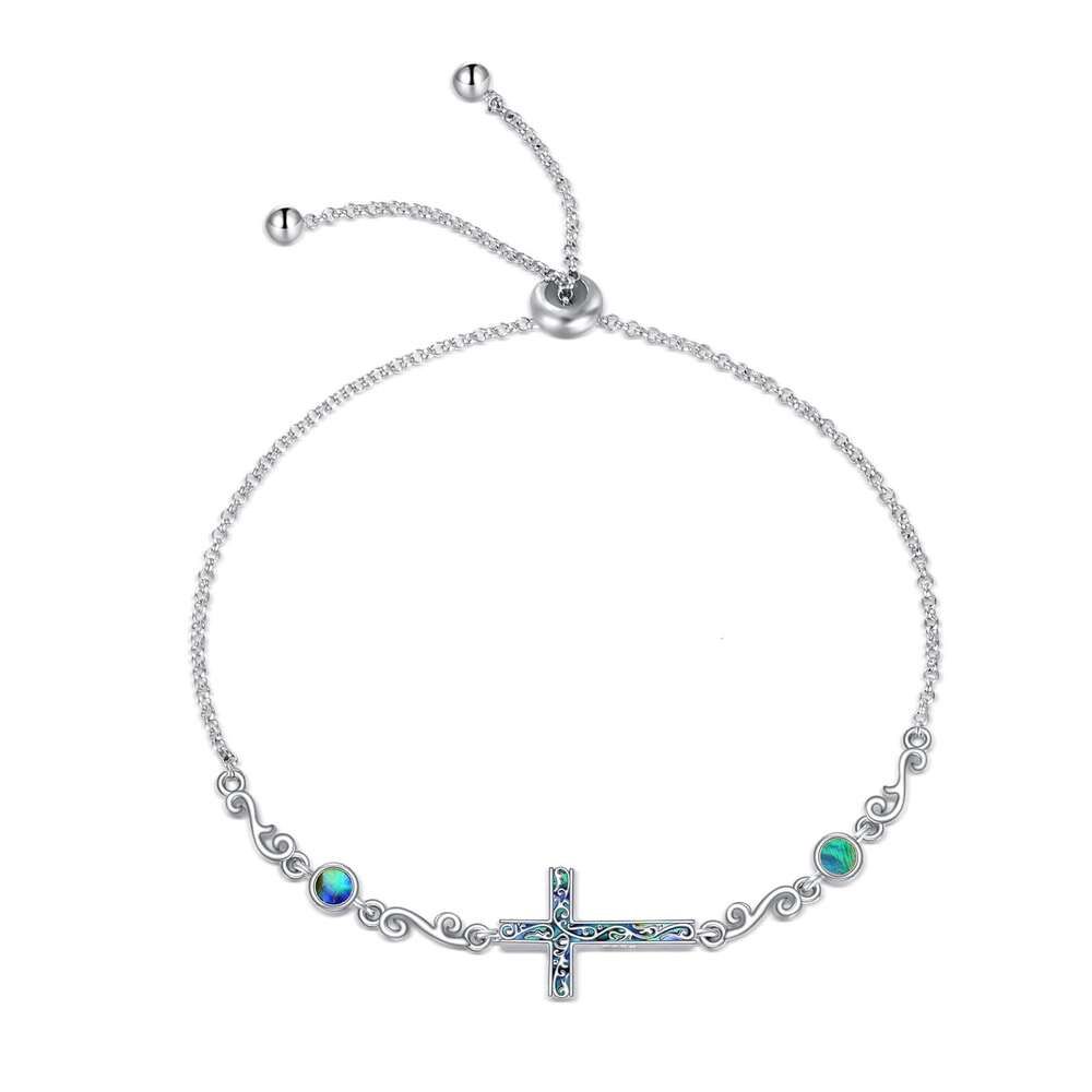 Abalone Cross Bracelets