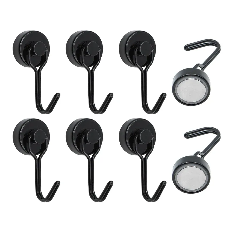 8 pcs noirs 16 mm