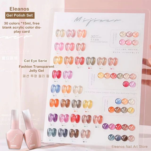 Color:30pcs Cat Eye Gel