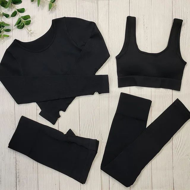 4pcs Black Set