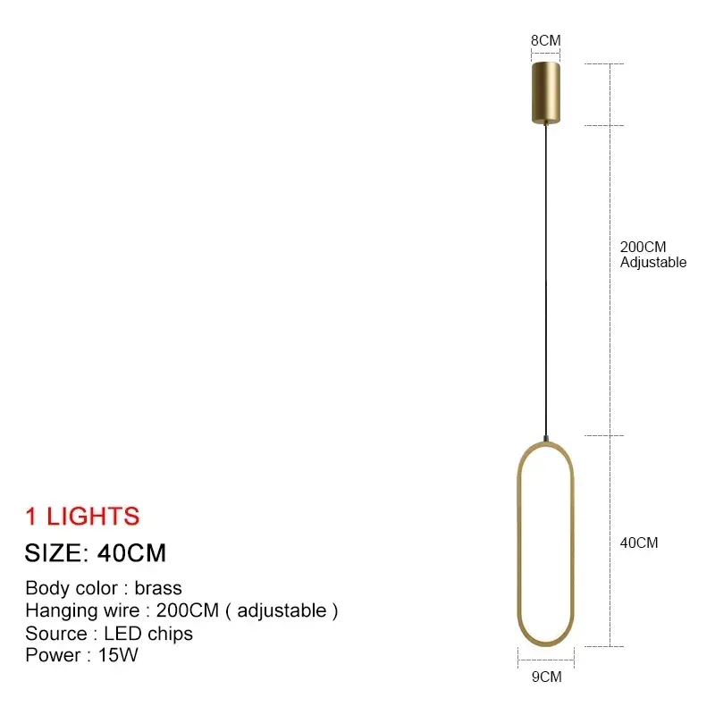 Wiszący drut 200 cm zimny biały no rc3