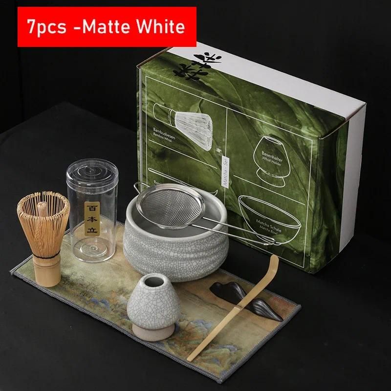 7PCS -Matte White
