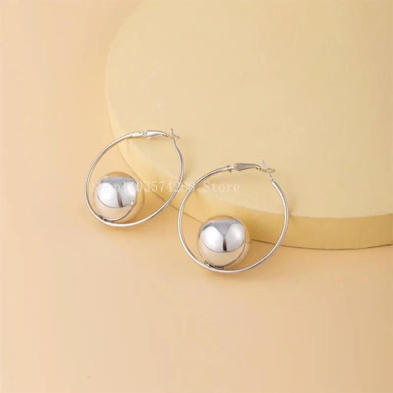 CHINA White K Earrings