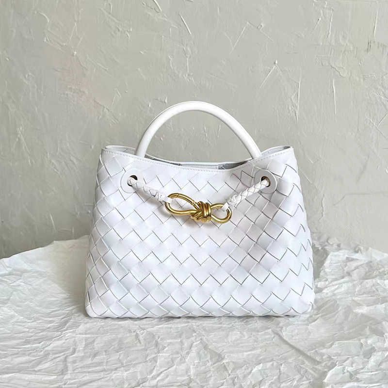 Andiamo Woven Bag White