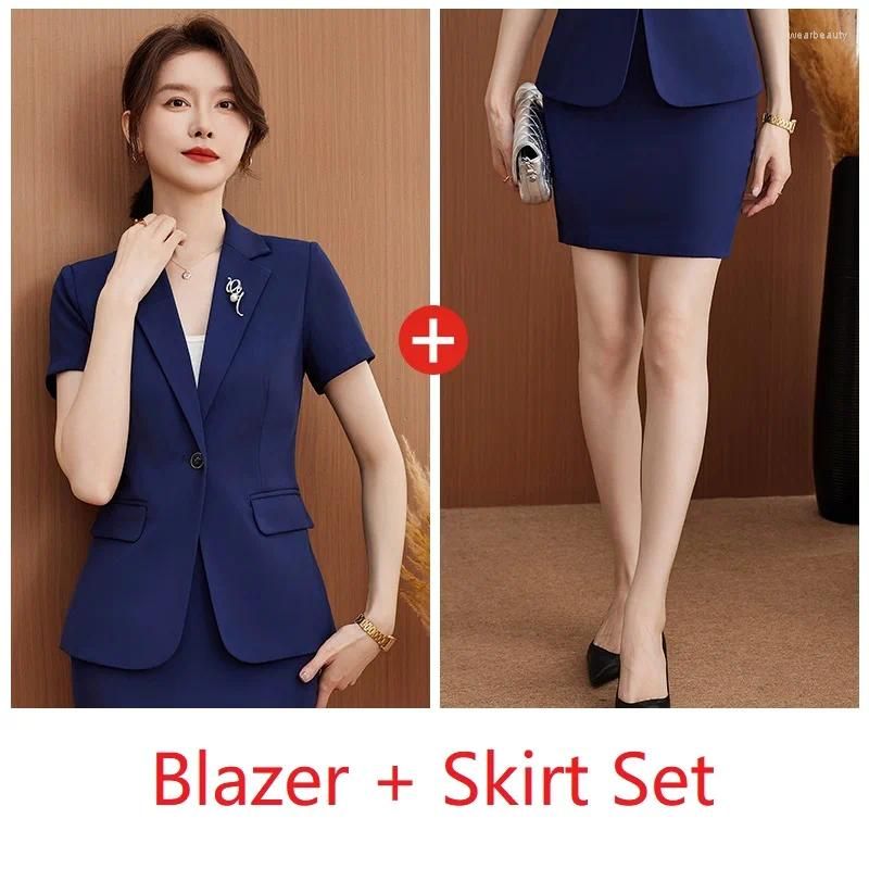 Blazer and Skirt Set