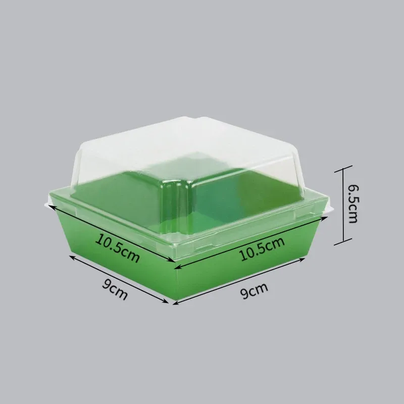 100pcs Green 10.5x10.5x6.5