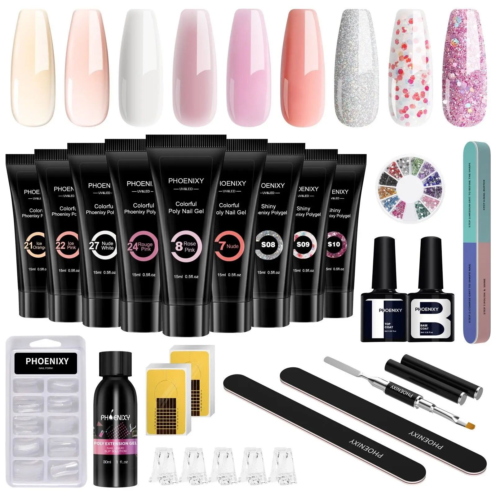 Colore: 9pcs Gels Kit1