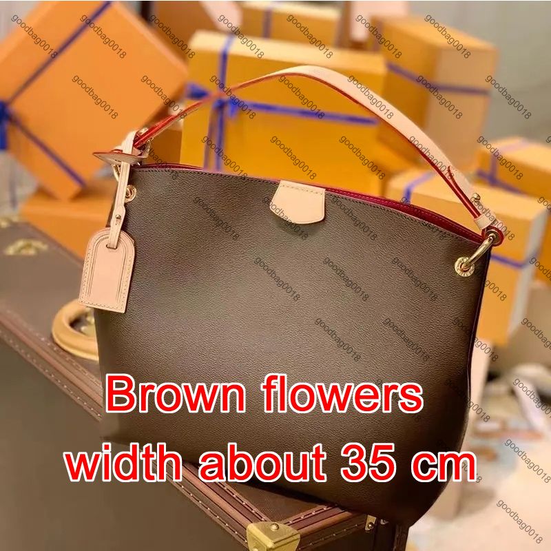 Brown flowers width 35cm