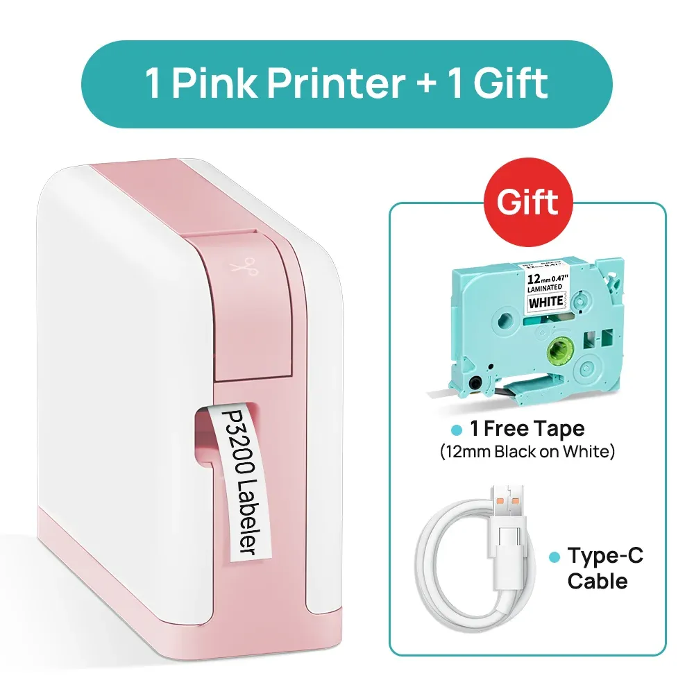 Roze-witte printer