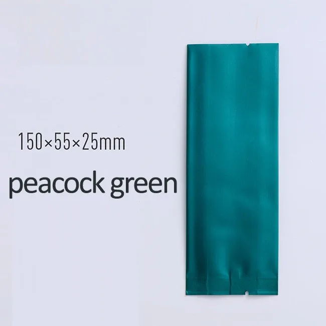 55x150x25 mm 100pcs Green de paon mat