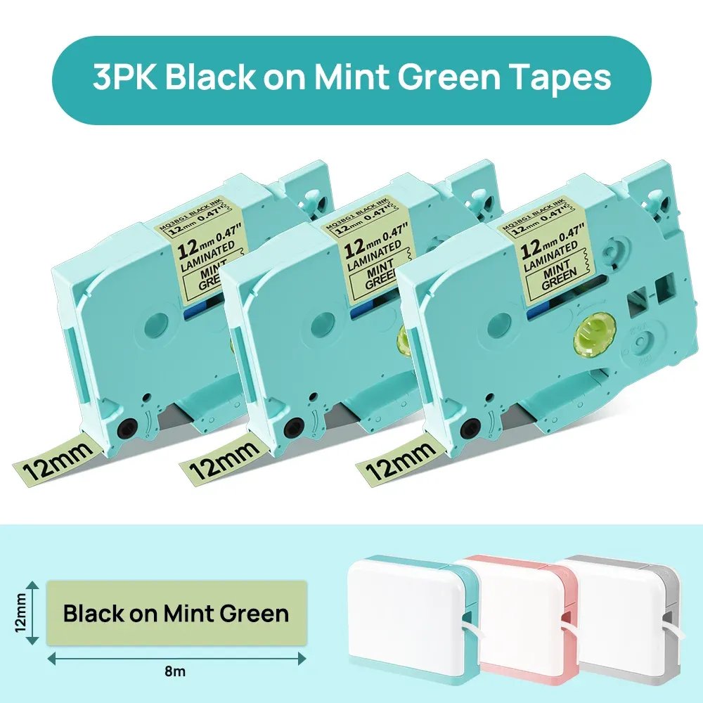 3PK green2 tapes