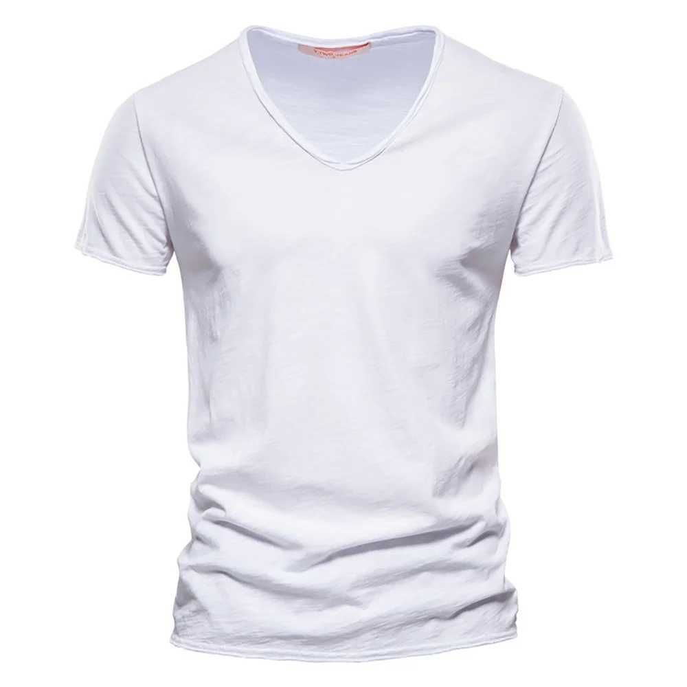 White Vneck