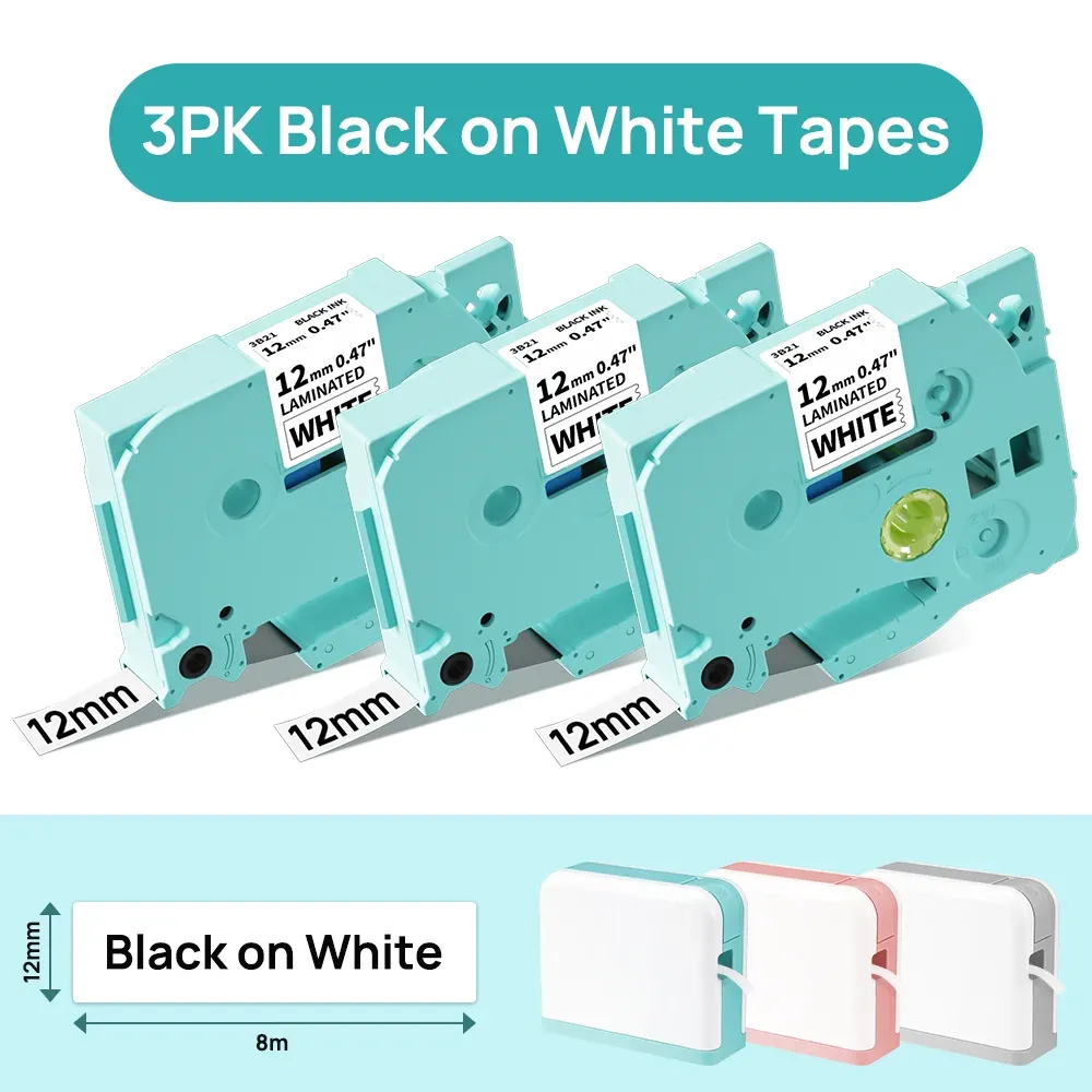 3PK white tapes