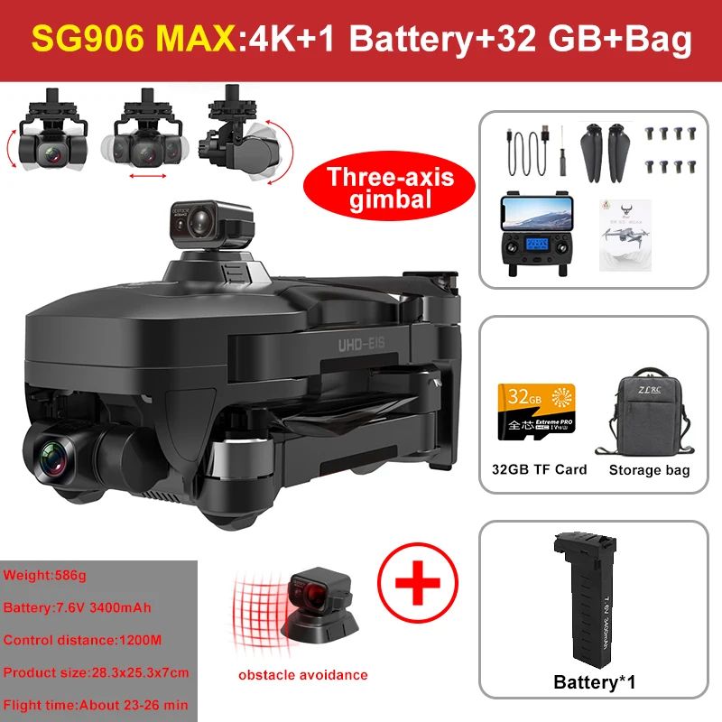 SG906max 1b 32 Go de sac