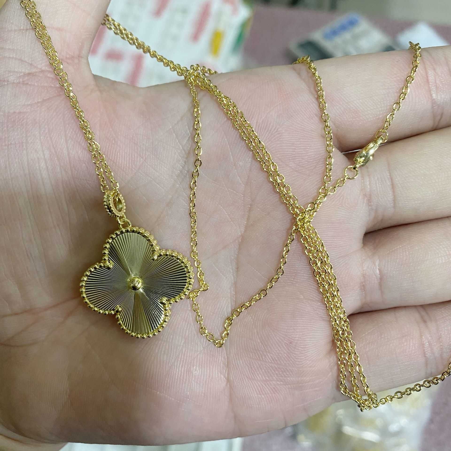 Laser Gold Large Sweater Chain (90cm)