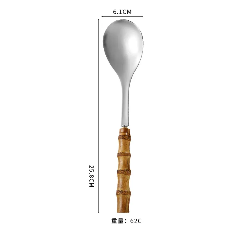 Salad spoon-silvery