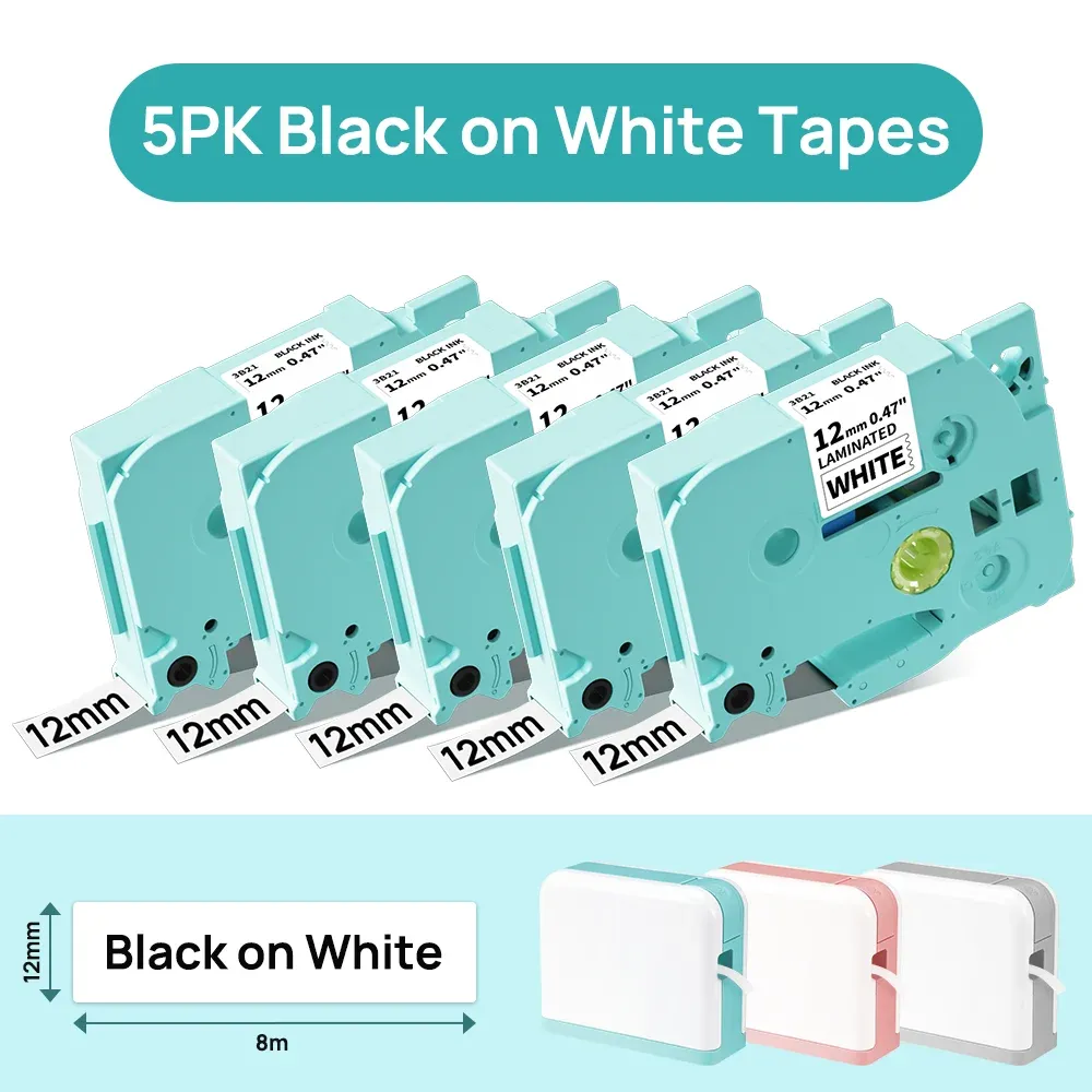 5PK white tapes