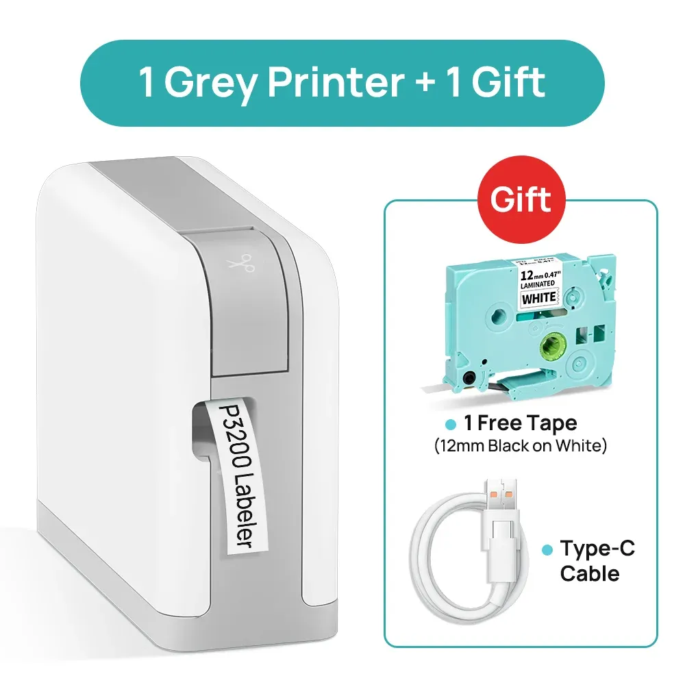 Grey-white Printer