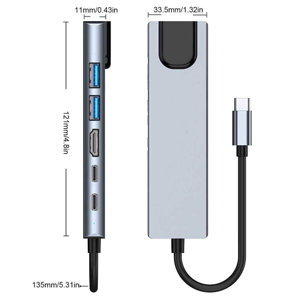 اللون: 6in1 100m Ethernet