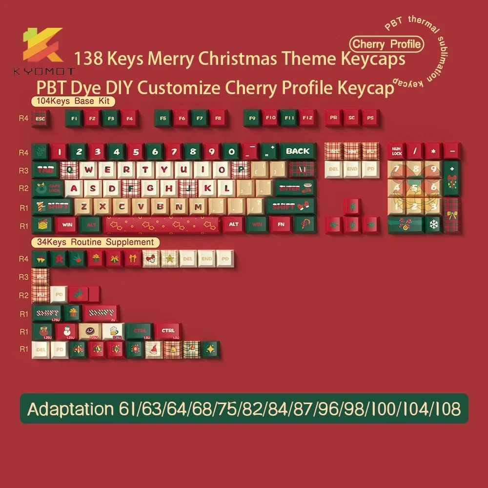 Cor: 138 Keys cereja