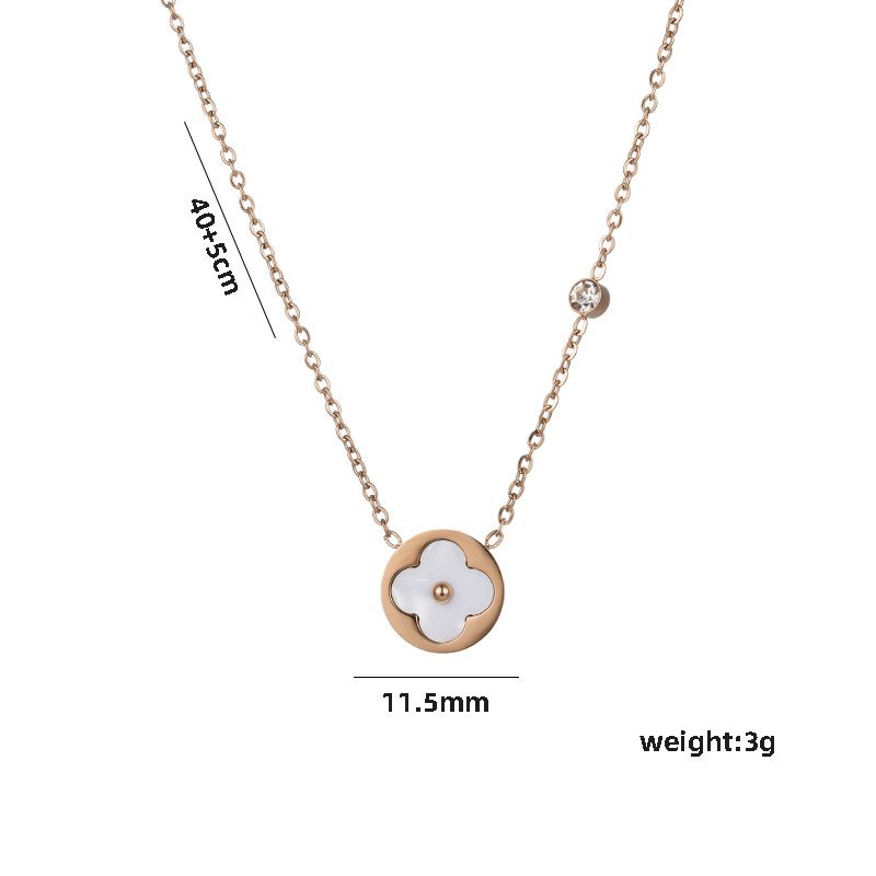 1# rose gold necklace