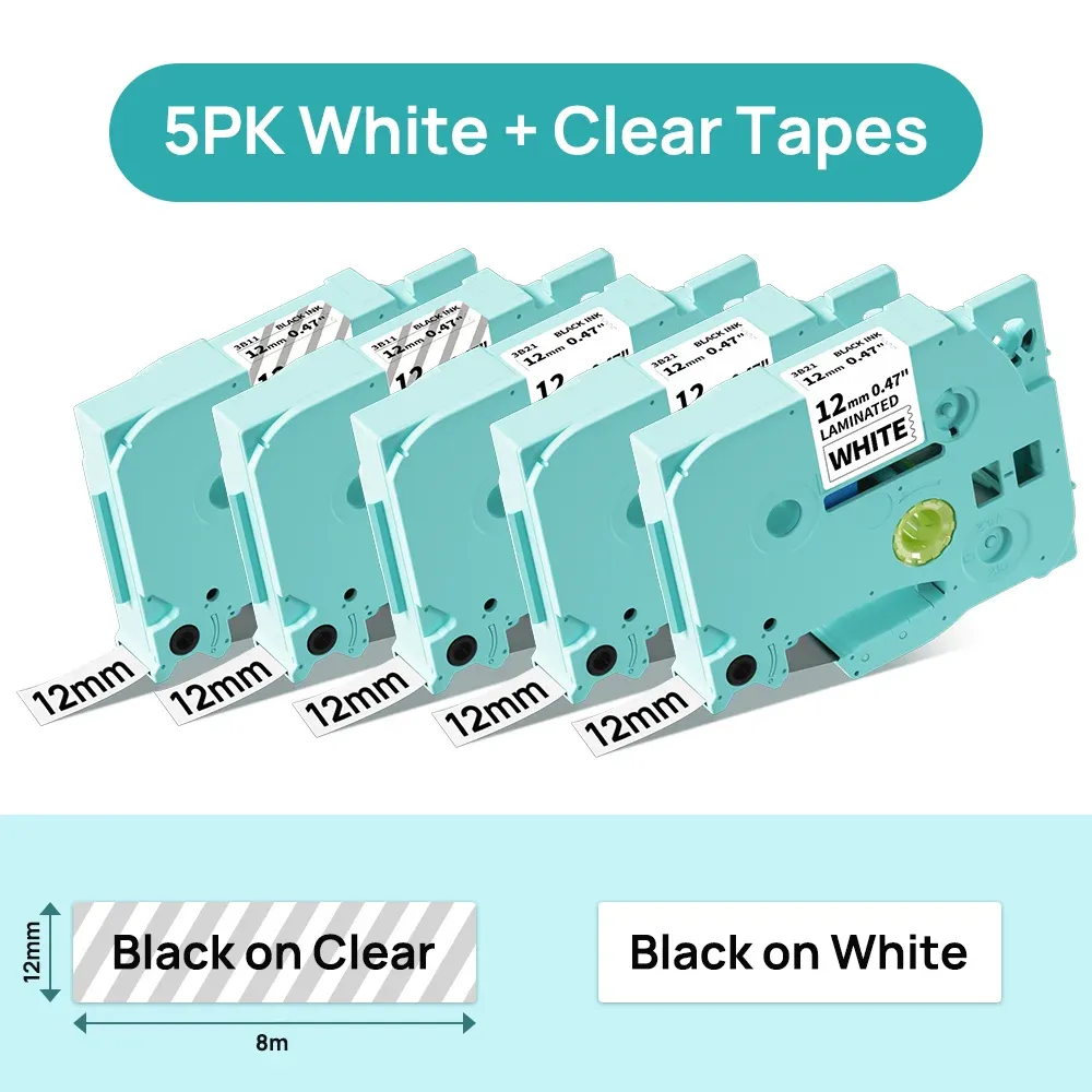 5PK 2 colors tapes