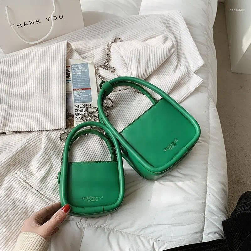Green shoulder bag