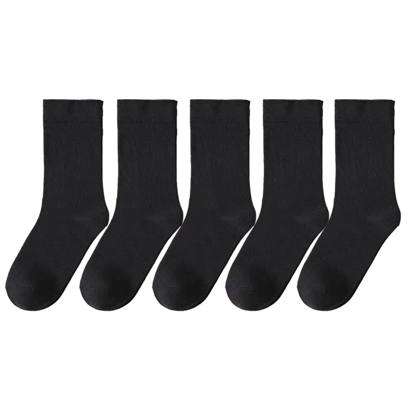 5 Pairs Black