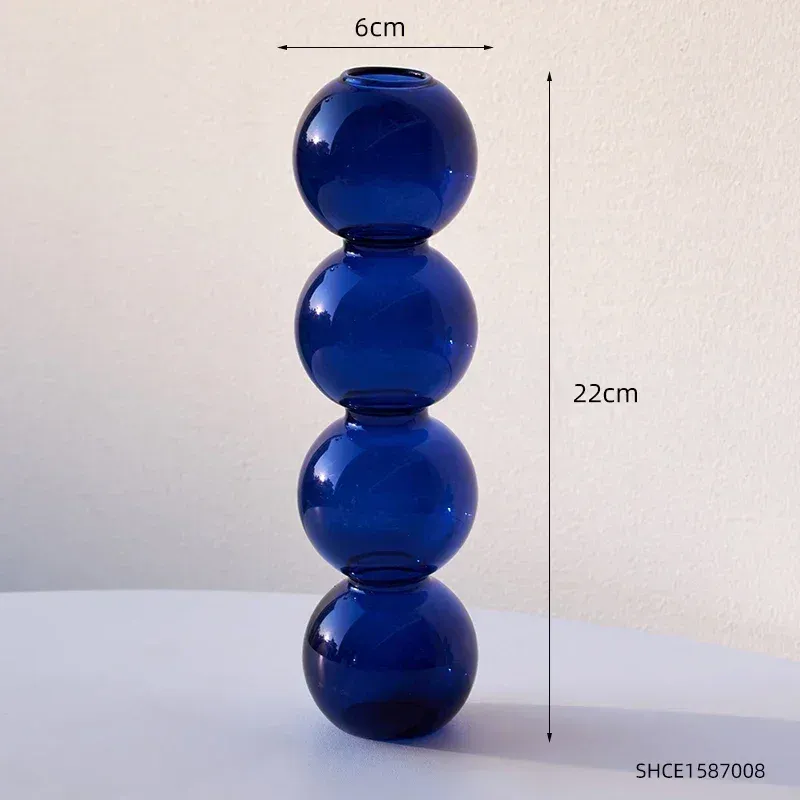 Blauw-hoge 22 cm