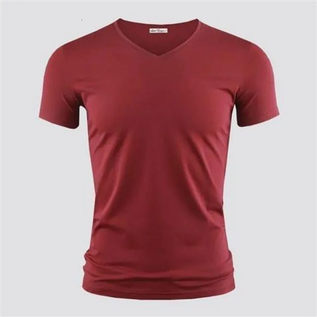 Red Color Vneck