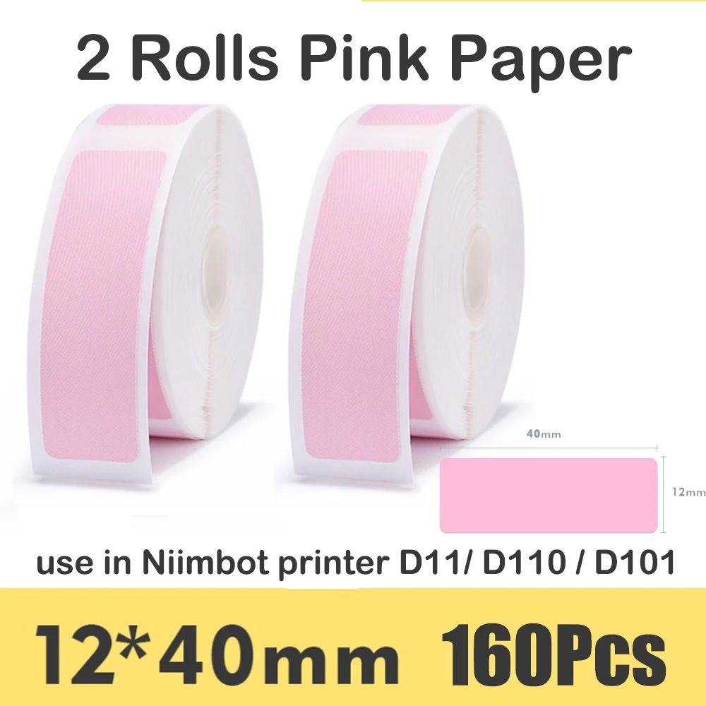 color:2 Rolls Pink