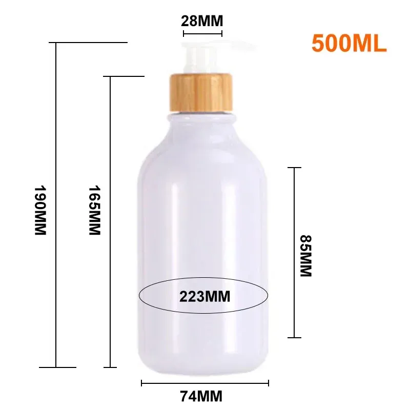 500 ml błyszczący biały