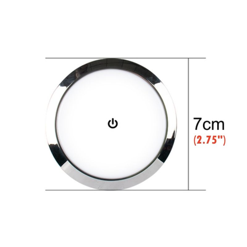 Dimmer de toque cromado 7CM