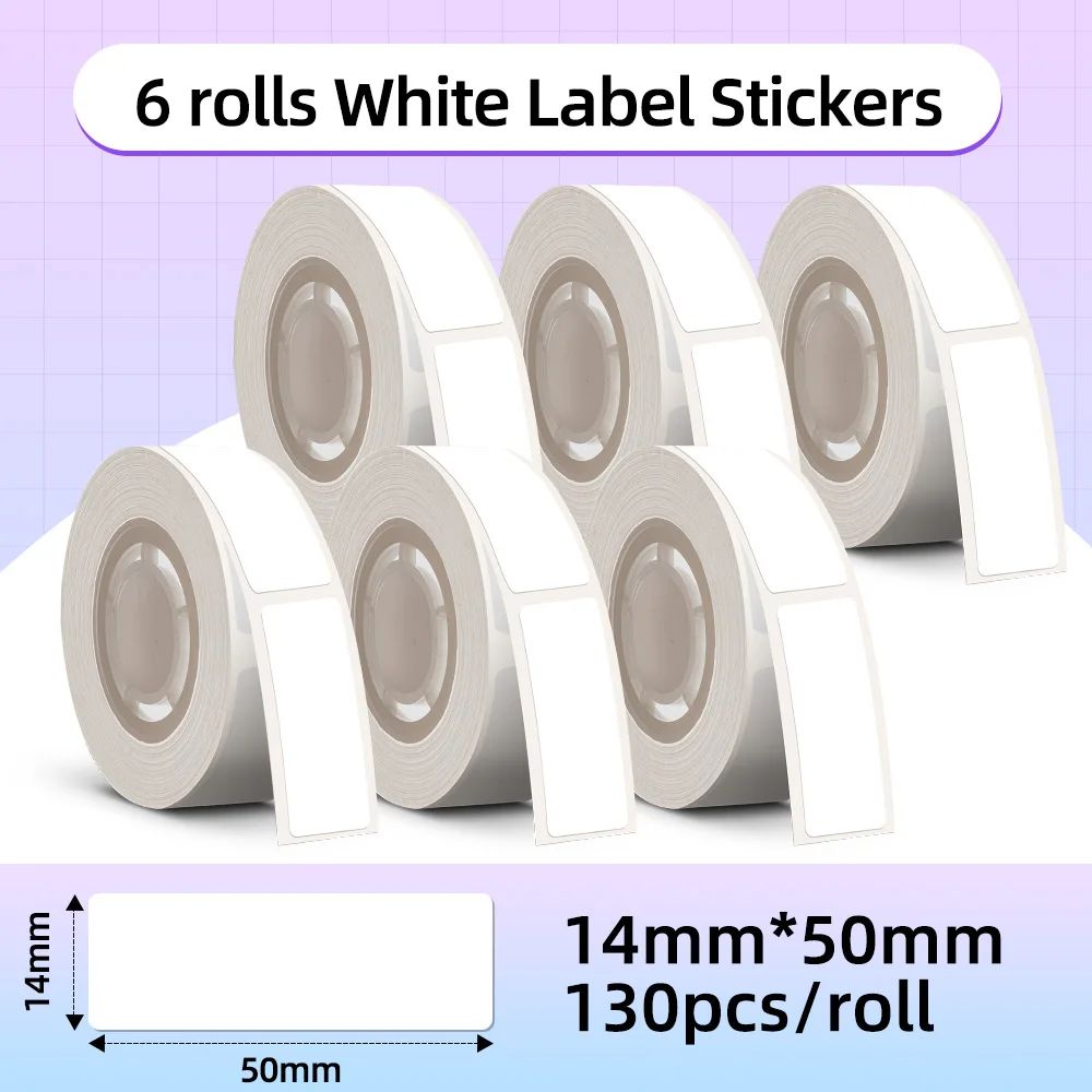 Color:6x White 14x50mm