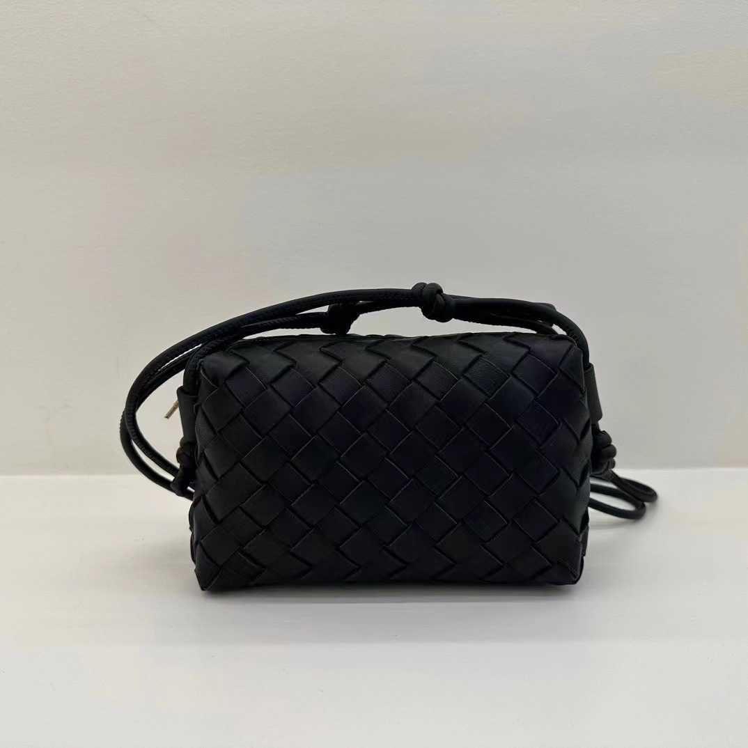 Black  Woven Camera Bag 9338